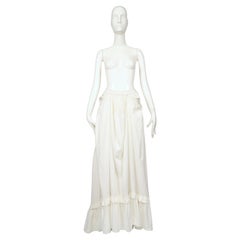 1993 MARTIN MARGIELA Deni Cler cream RUNWAY skirt