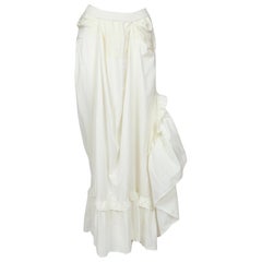 1993 MARTIN MARGIELA Deni Cler cream RUNWAY skirt