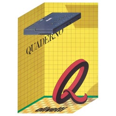 1993 Milton Glaser - Olivetti Quaderno Original Vintage Poster