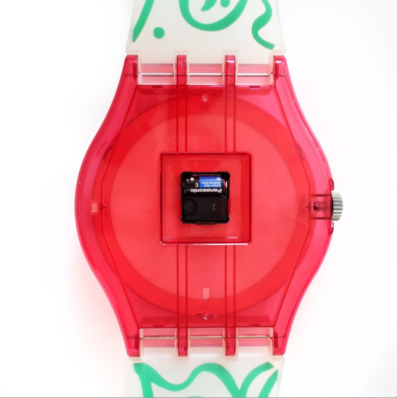 1993 “Monster Time” Wristwatch Wall Clock by Kenny Scharf for Swatch In Good Condition In Brooklyn, NY