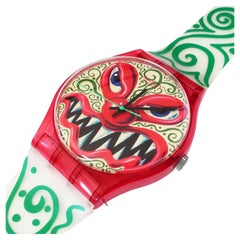 1993 “Monster Time” Wristwatch Wall Clock by Kenny Scharf for Swatch