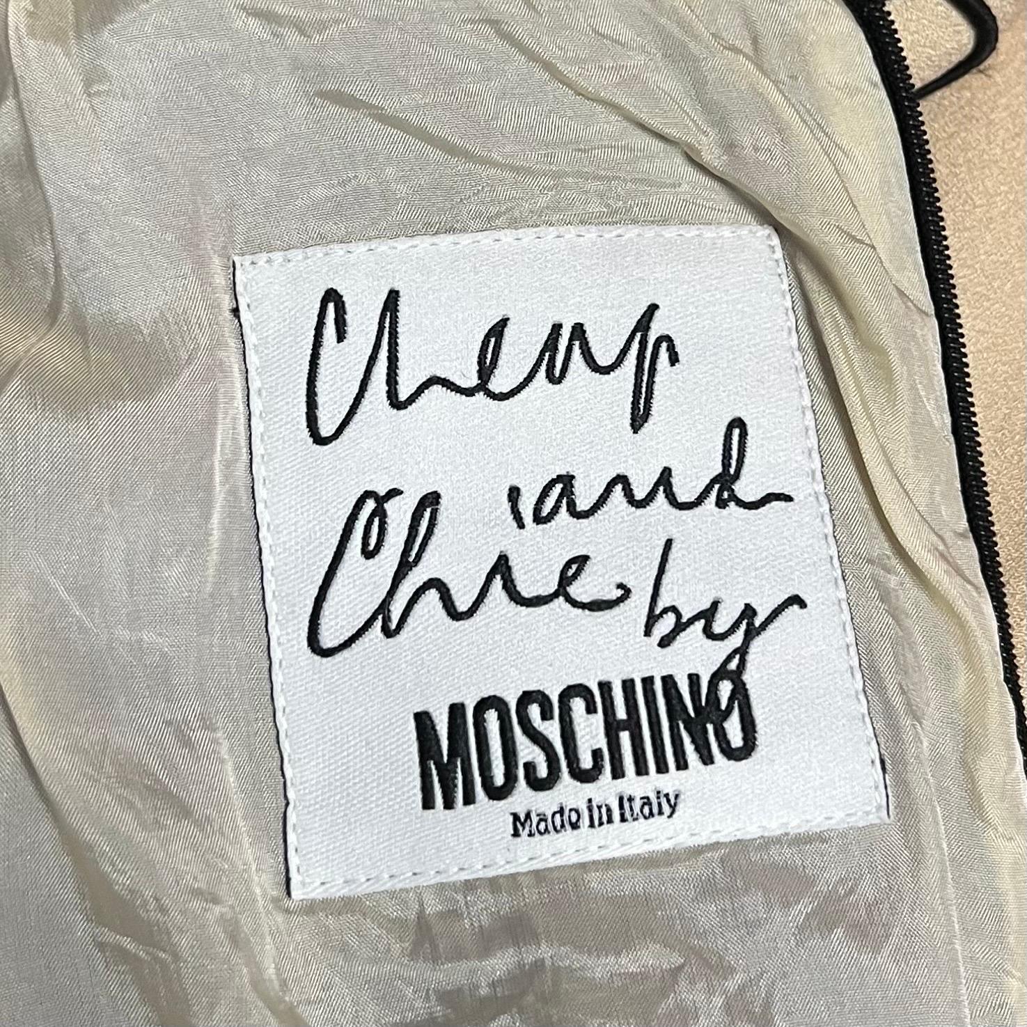 1993 Moschino Cheap & Chic Mondrian “Art Is Love” Dress For Sale 3
