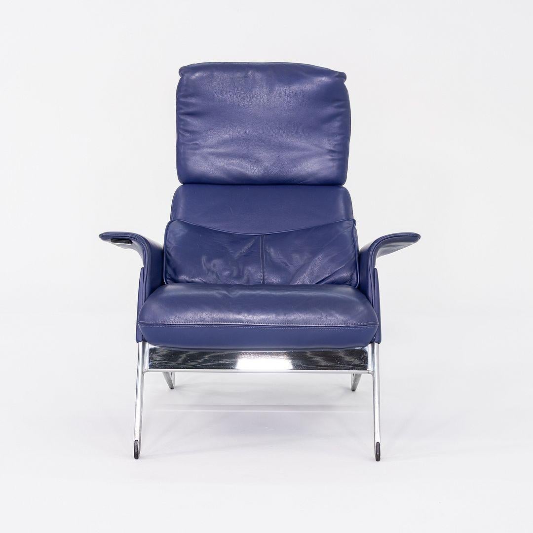 1993, Paar Geoff Hollington für Herman Miller, Loungesessel aus Leder (Aluminium) im Angebot