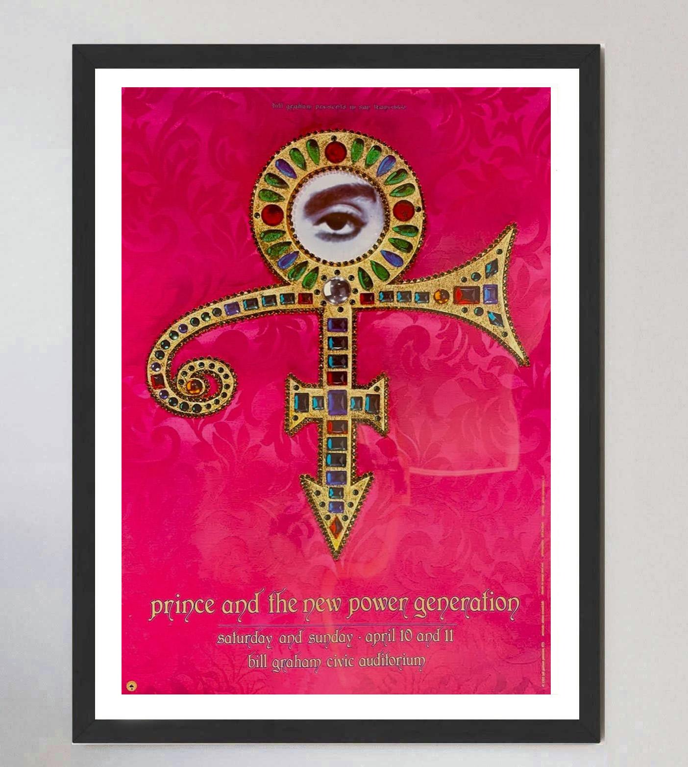 Americano 1993 Prince - San Francisco Poster originale d'epoca in vendita