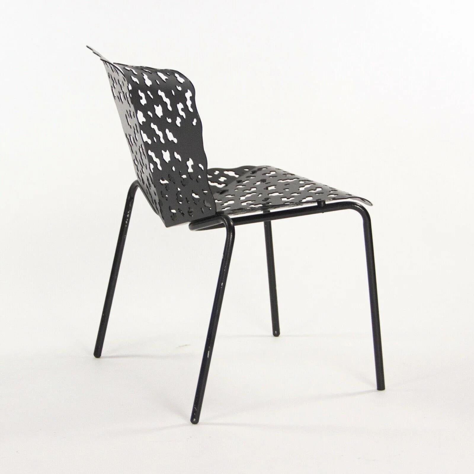 Modern 1993 Prototype Richard Schultz Topiary Collection Cafe Dining Chair For Sale