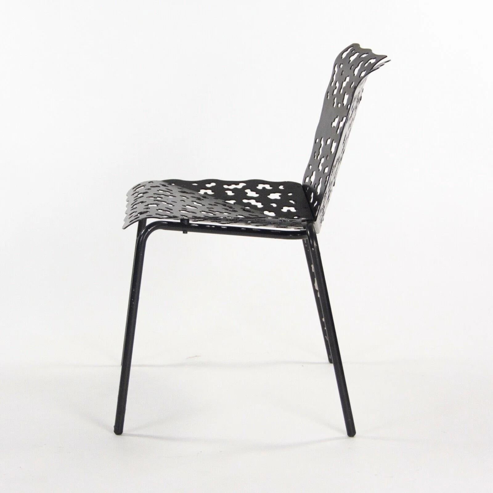 Late 20th Century 1993 Prototype Richard Schultz Topiary Collection Cafe Dining Chair For Sale