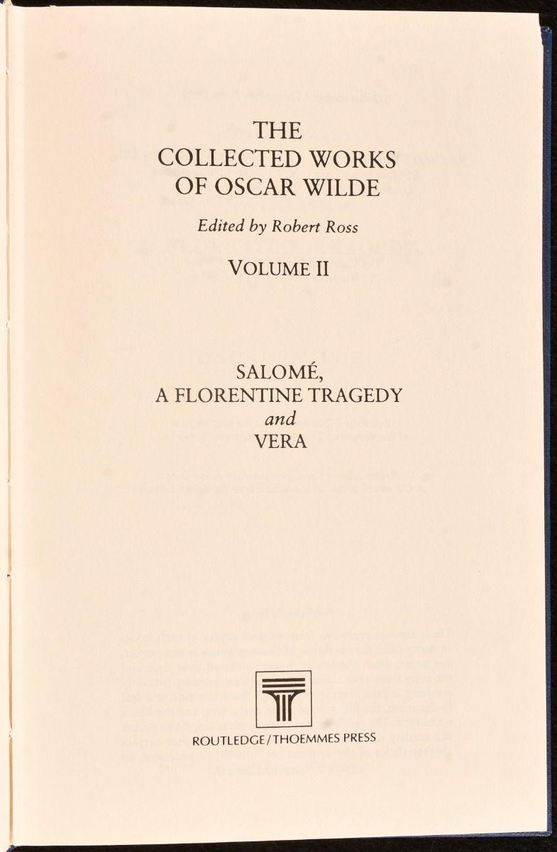 British 1993 The Collected Works of Oscar Wilde For Sale