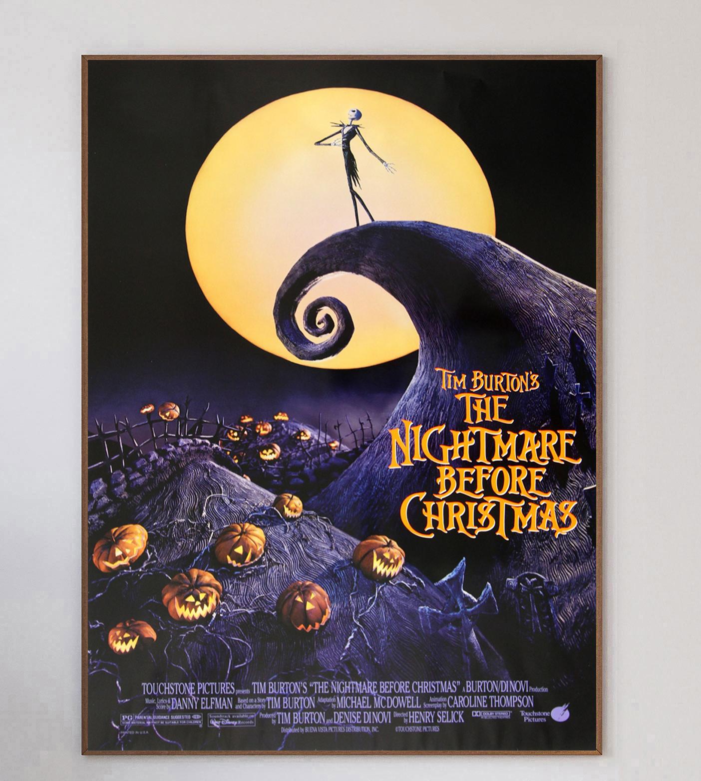 Américain Affiche vintage d'origine The Nightmare Before Christmas, 1993 en vente