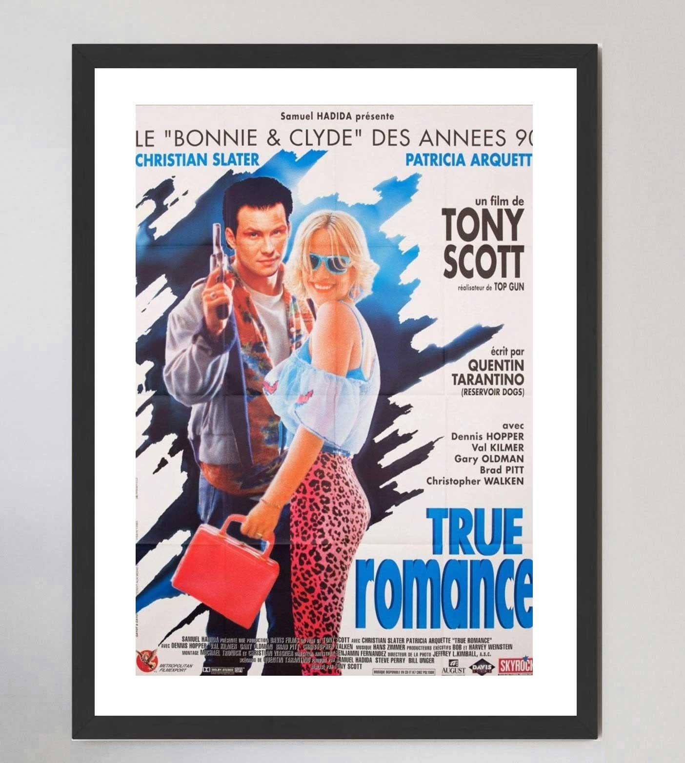 1993 True Romance (französisch) Original-Vintage-Poster (Ende des 20. Jahrhunderts) im Angebot
