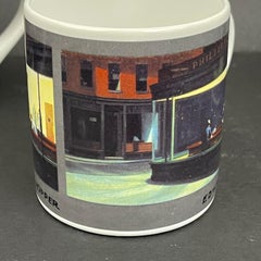 1993 Mugs "Nighthawks" de l'Art of Vintage Institute of Chicago Edward Hopper - Lot de 4