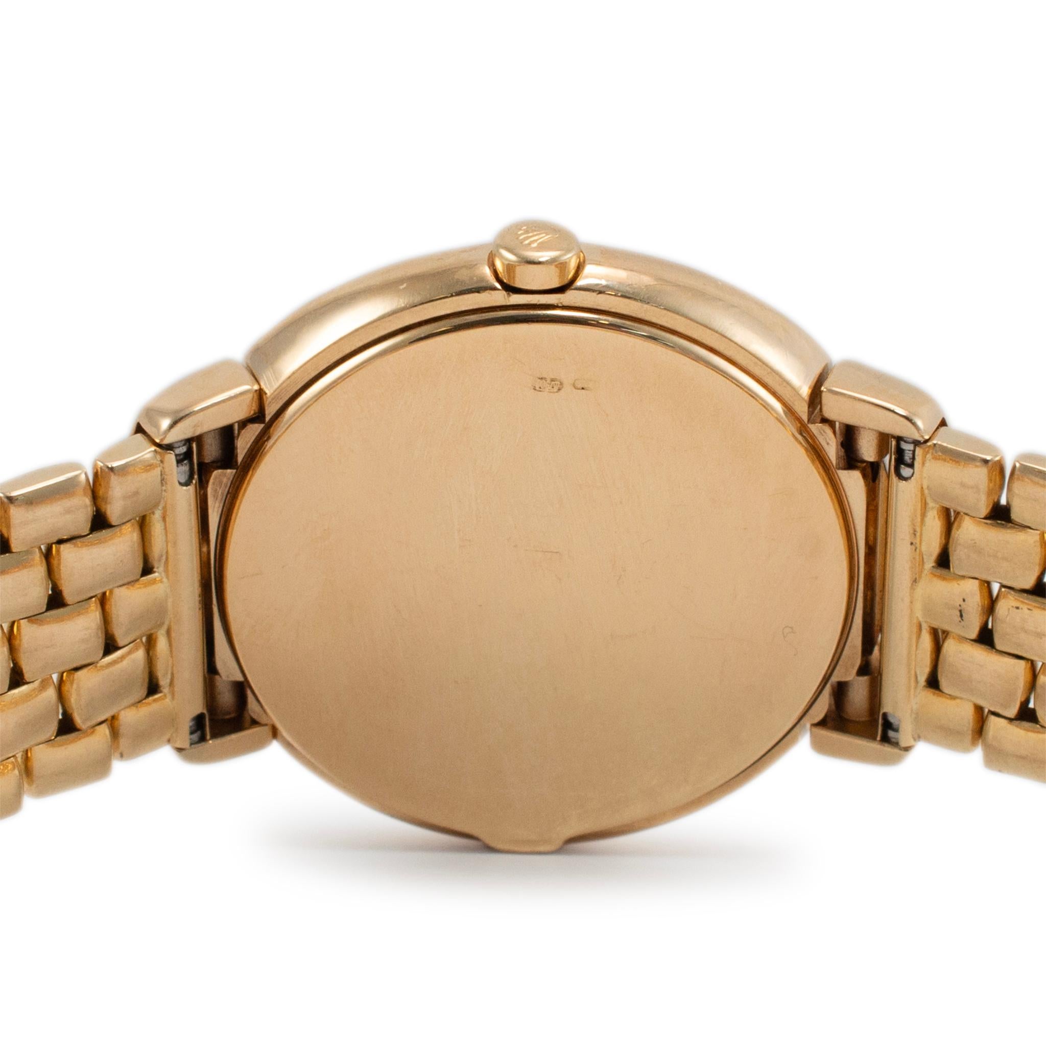 1993 Vintage Rolex Cellini 33MM 6622 Jubiläums Zifferblatt 18K Gelbgold Uhr 1