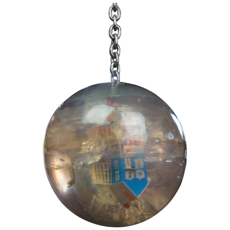 1993 Wrecking Ball Installation Art Gallery Sphere Sculpture by Carter