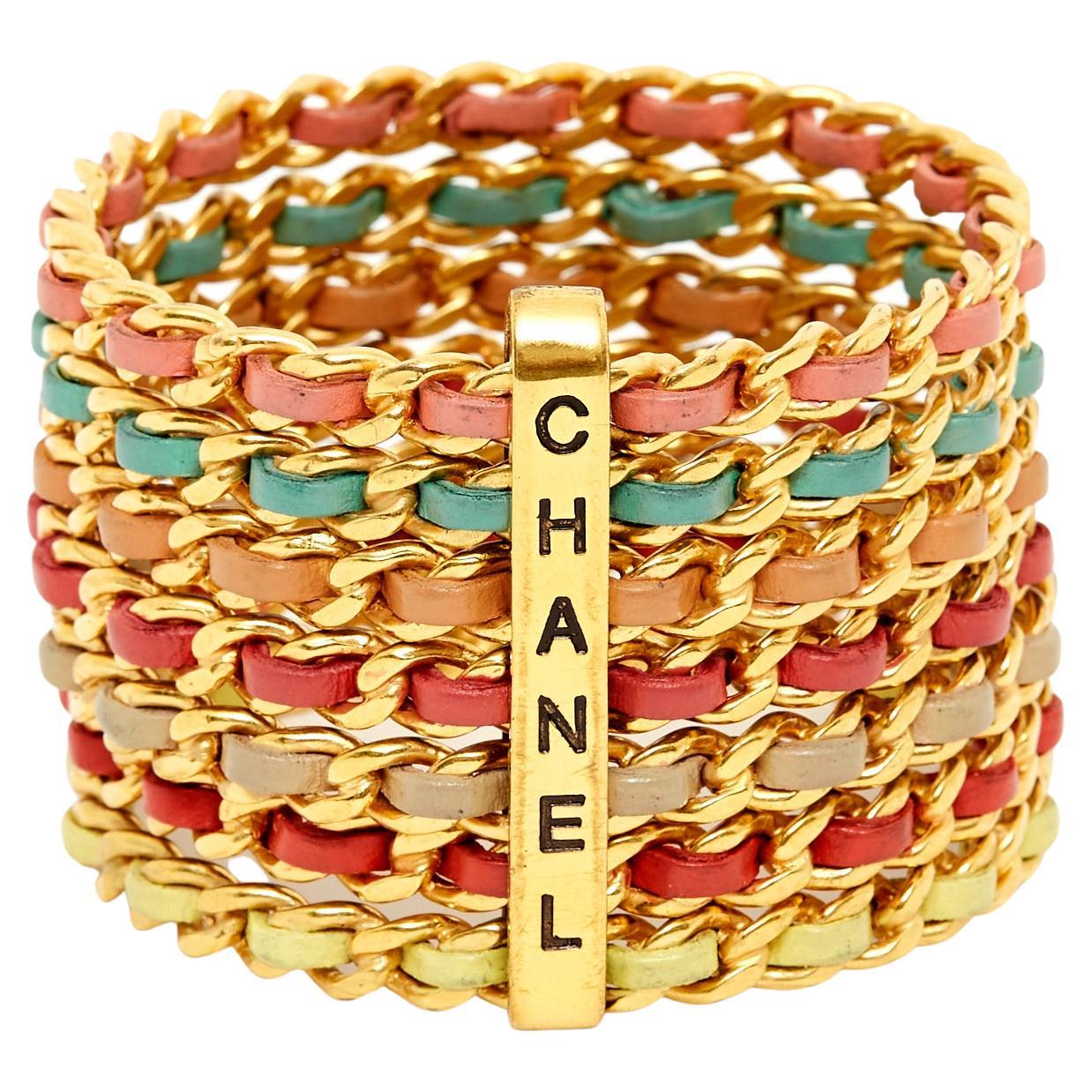 1993C Chanel 7 Color Bangles Bracelet 