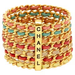 1993C Chanel 7 Color Bangles Bracelet 