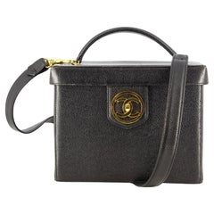 1994-1995 Vanity Handbag Chanel Caviar Black