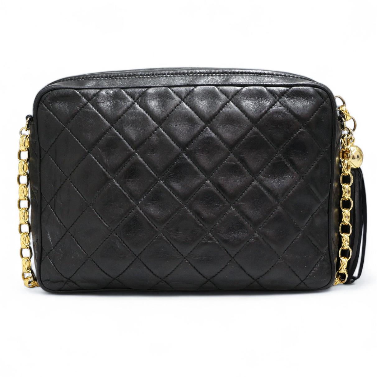 1994-1996 Chanel Caméra sac à fermeture à glissière Excellent état - En vente à Paris, FR