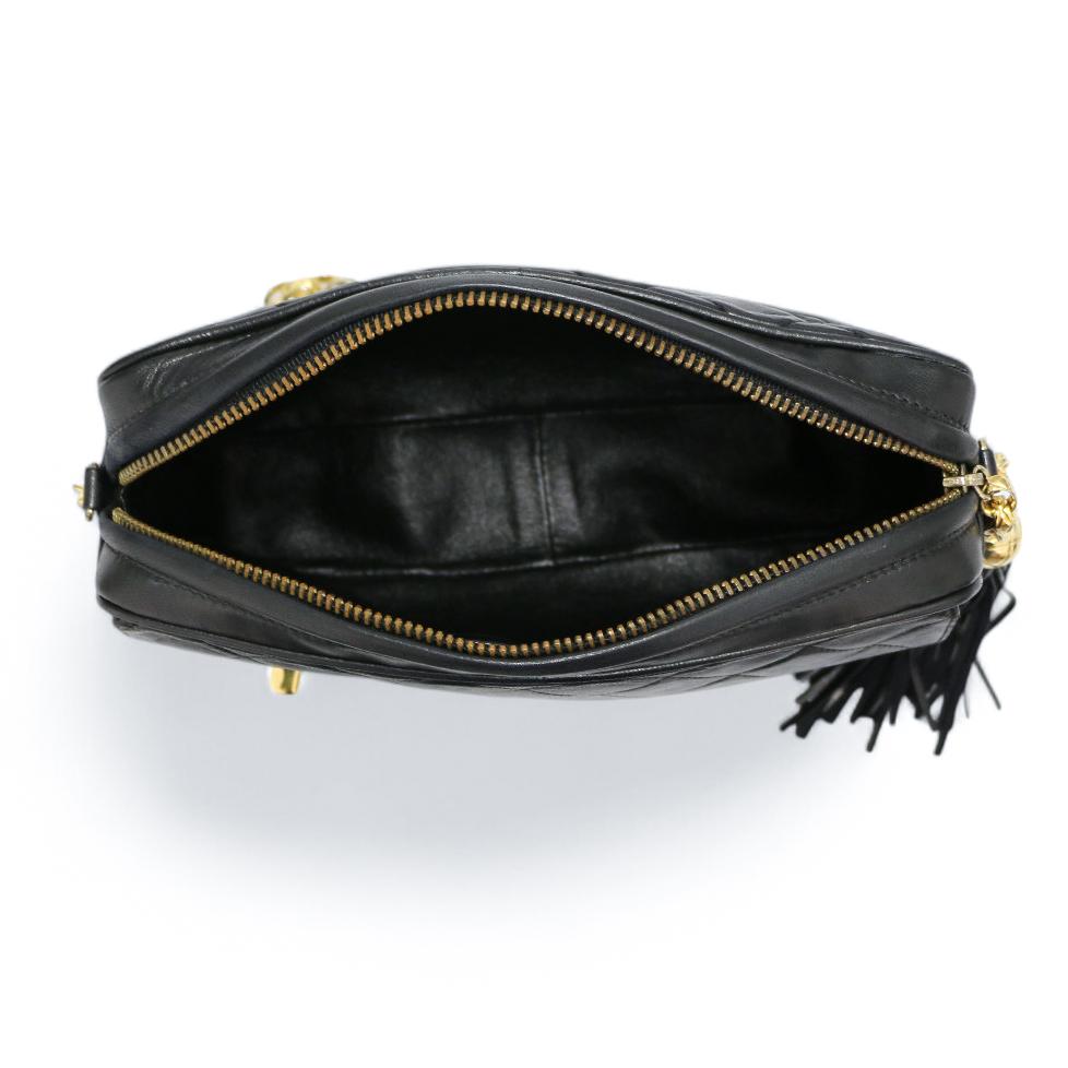 1994-1996 Chanel Caméra sac à fermeture à glissière en vente 3