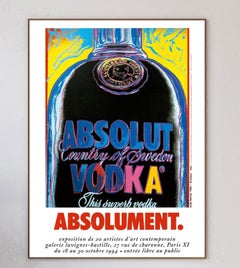 1994 Absolut Vodka - Andy Warhol Original Vintage Poster