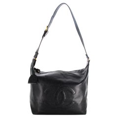 1994 Bag 24 Heures Chanel CC Caviar Leather Shoulder Bag