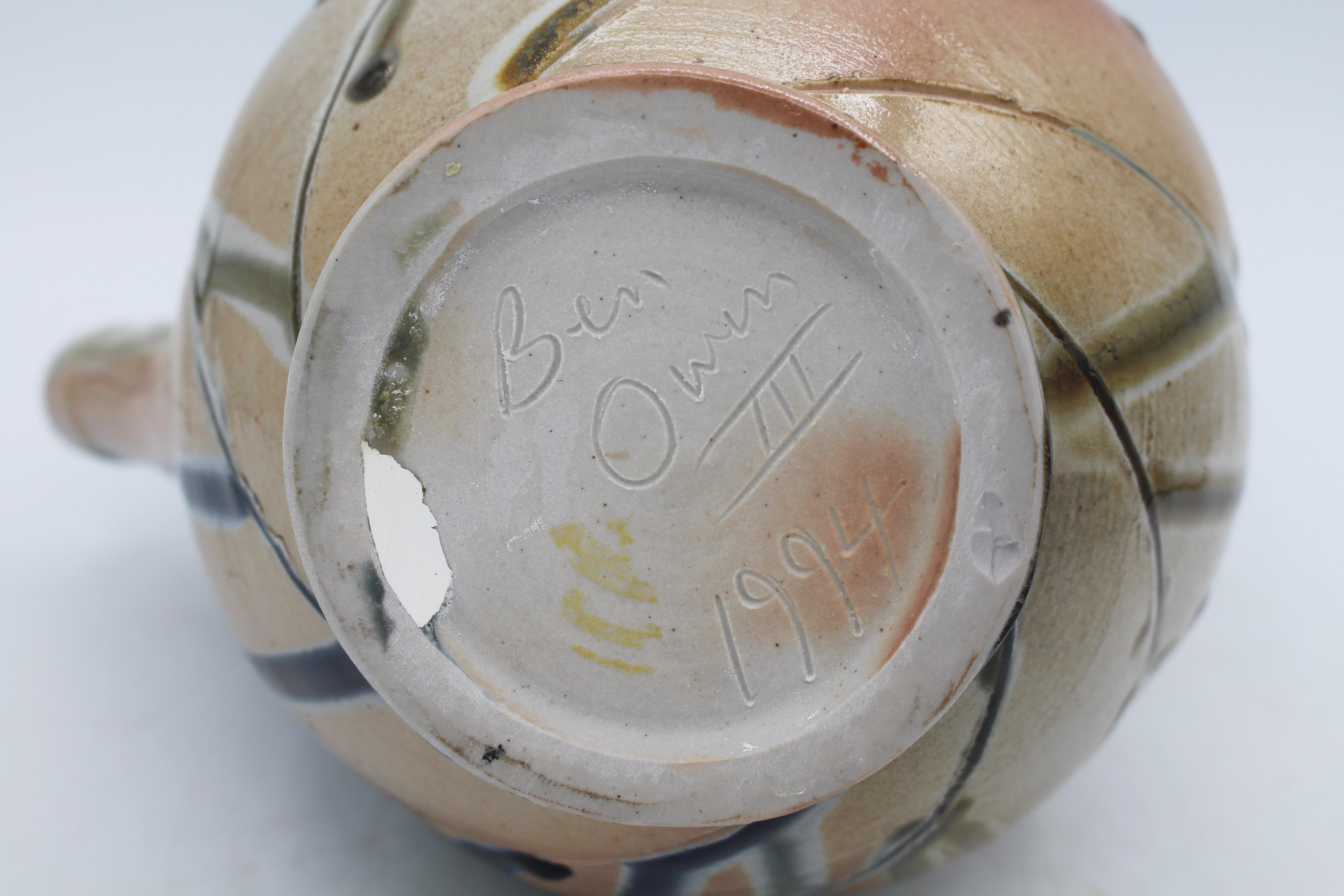 1994 Ben Owen III Teiera in ceramica a traduzione giapponese Seagrove, Nc in vendita 3