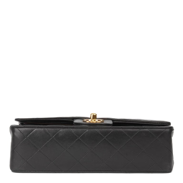 CC Classic Double Flap Bag Lambskin Black Silver Hardware - Jackie Z Style Co. main image 0