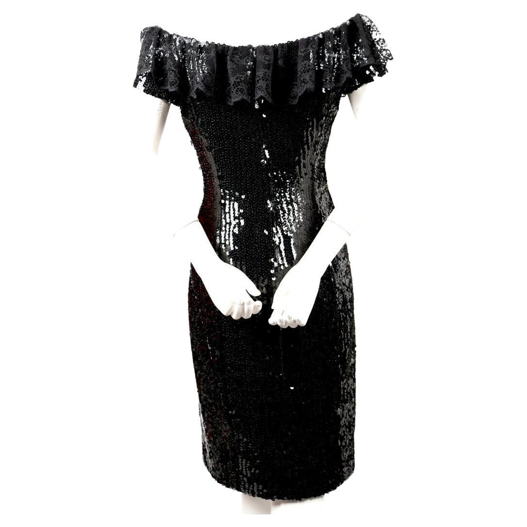 chanel satin dress