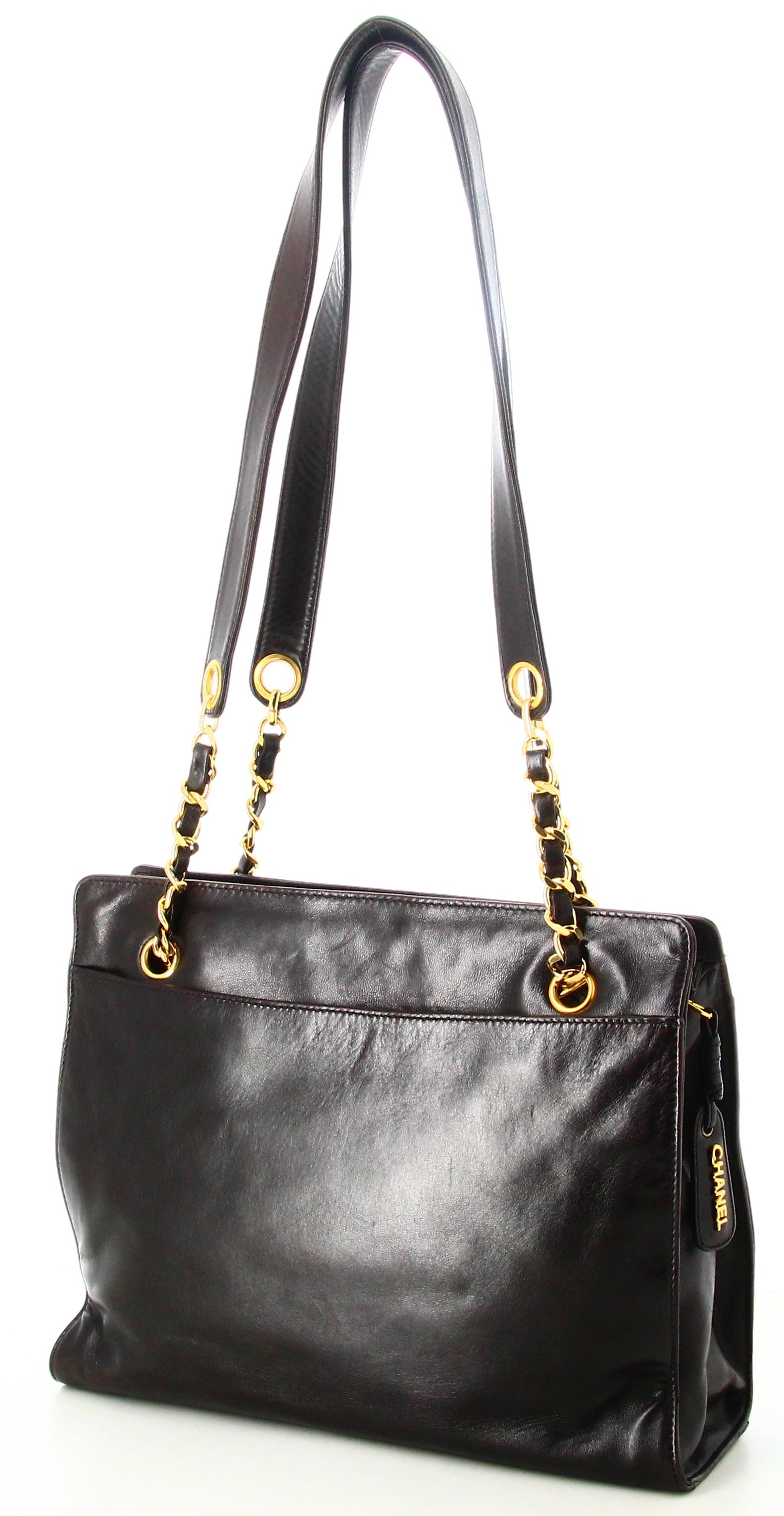 1994 Chanel CC Chain Tote Bag 1