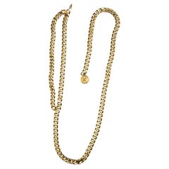 1994 Chanel Gold Tone Chain Belt