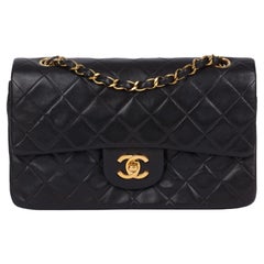 1994 Chanel Small Quilted Lambskin Vintage Classic Double Flap Bag