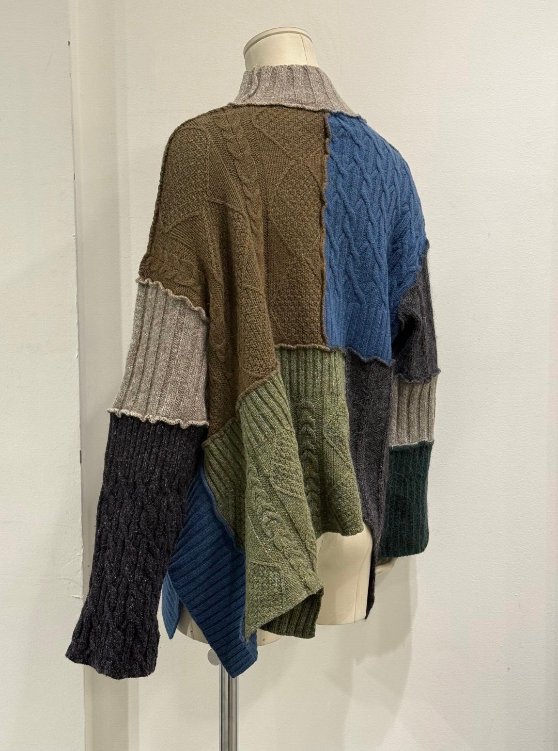 1994 Dolce and Gabbana “Le Maglie” runway patchwork reconstructed