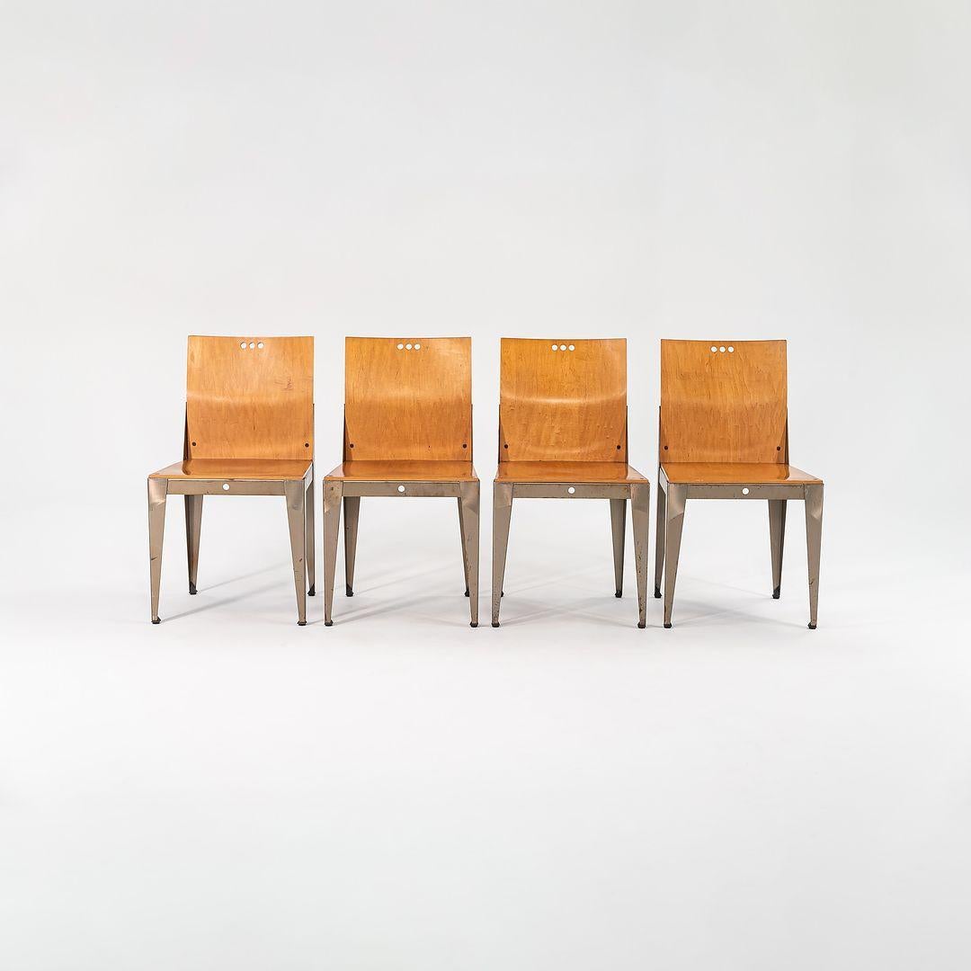 Chaises de salle à manger Eli de Bruce Sienkowski pour Charlotte Chair Company en érable, 1994 en vente 1