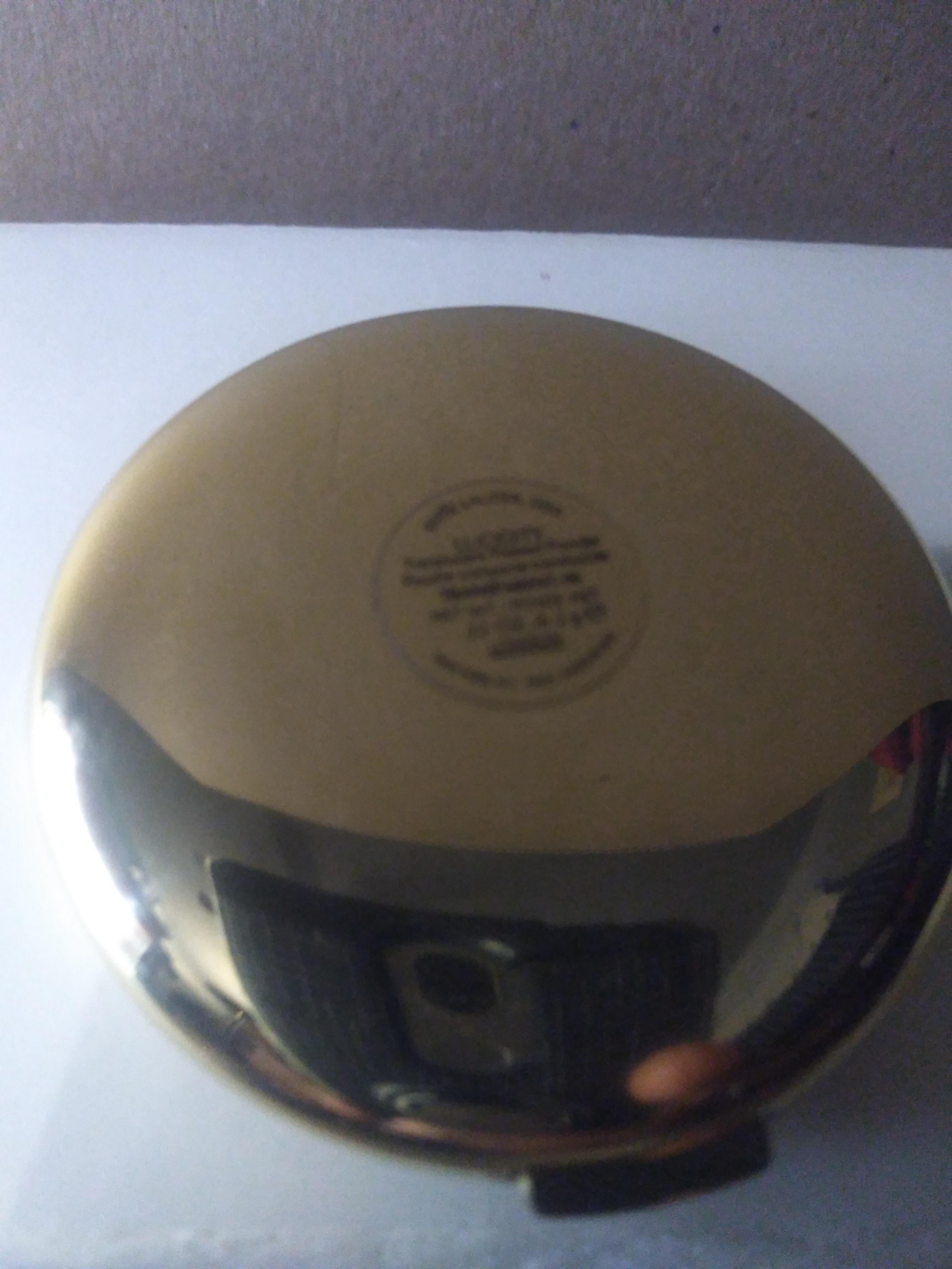 American 1994 Este Lauder America The Beautiful Gold Tone Compact w/ Enamel and CZ For Sale