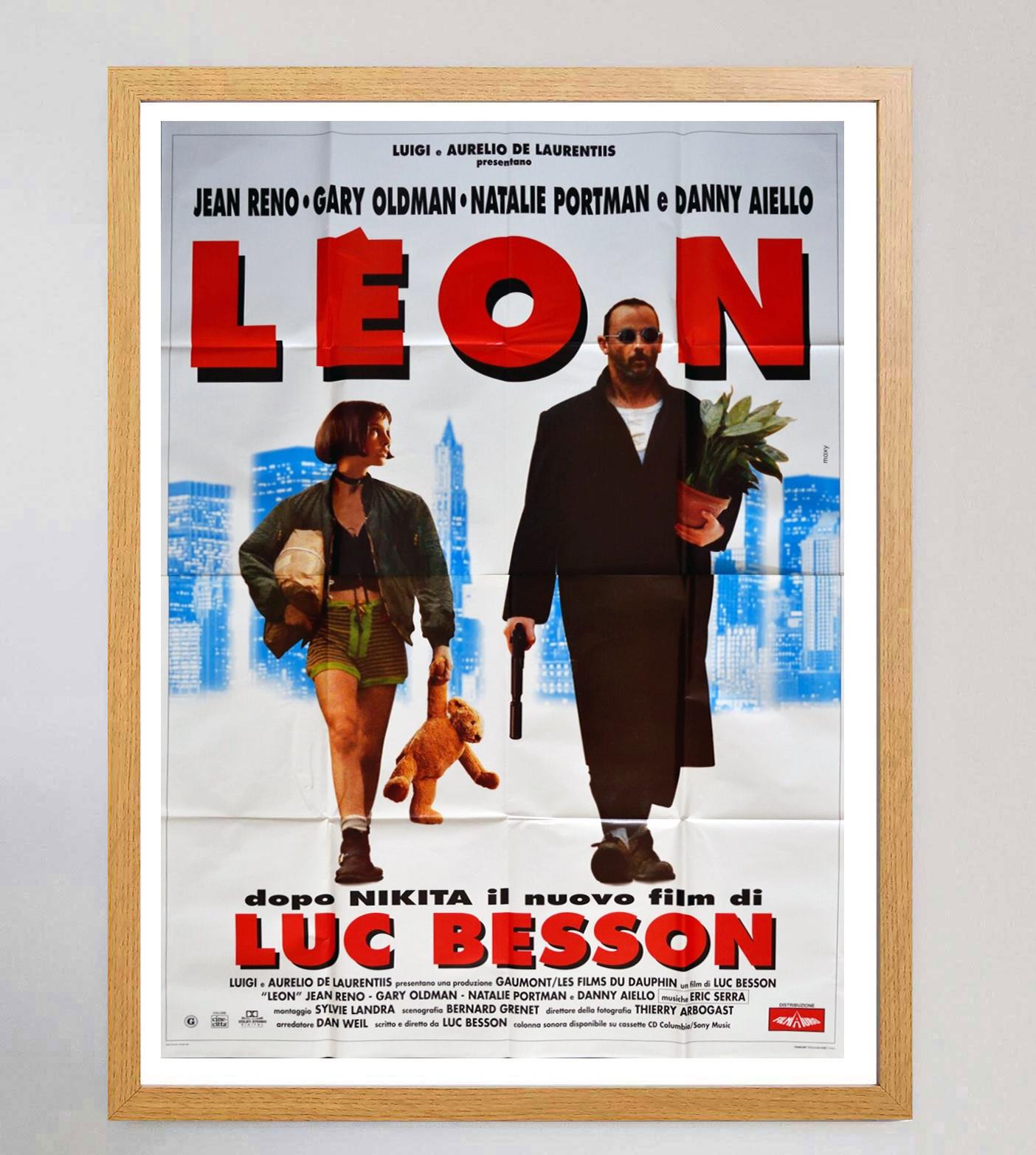 1994 Leon (Italiener) Original-Vintage-Poster (Französisch) im Angebot