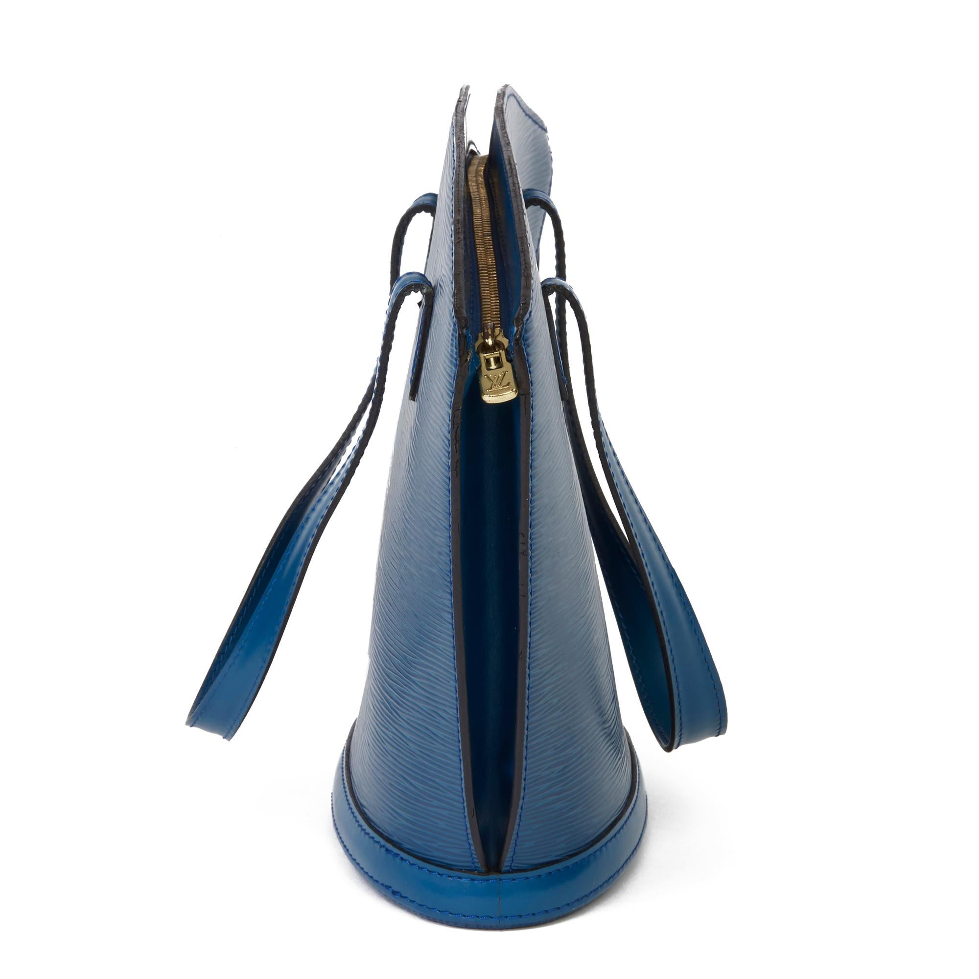 1994 Louis Vuitton Blau Epi Leder Vintage Saint Jacques PM im Zustand „Hervorragend“ in Bishop's Stortford, Hertfordshire
