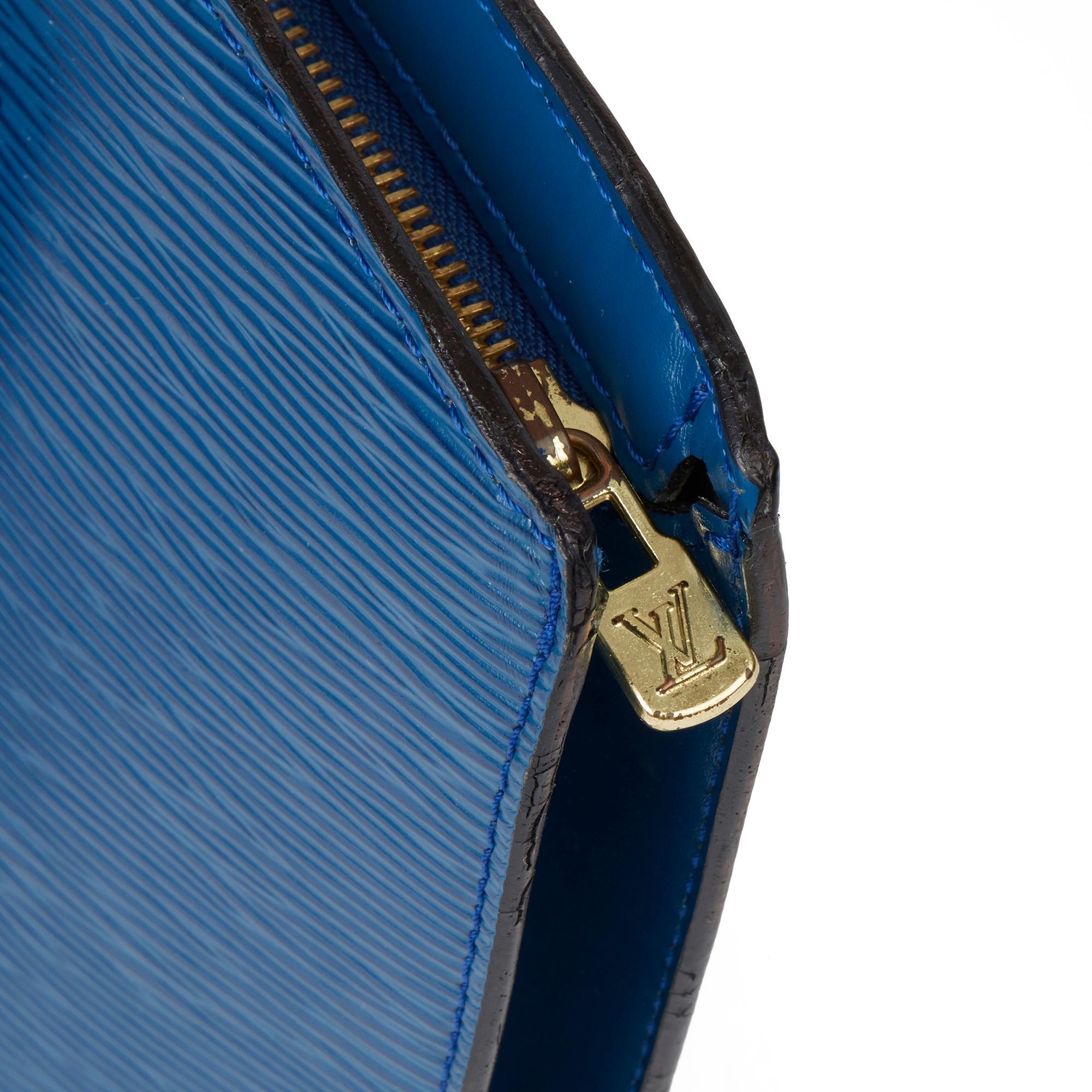 1994 Louis Vuitton Blau Epi Leder Vintage Saint Jacques PM 2