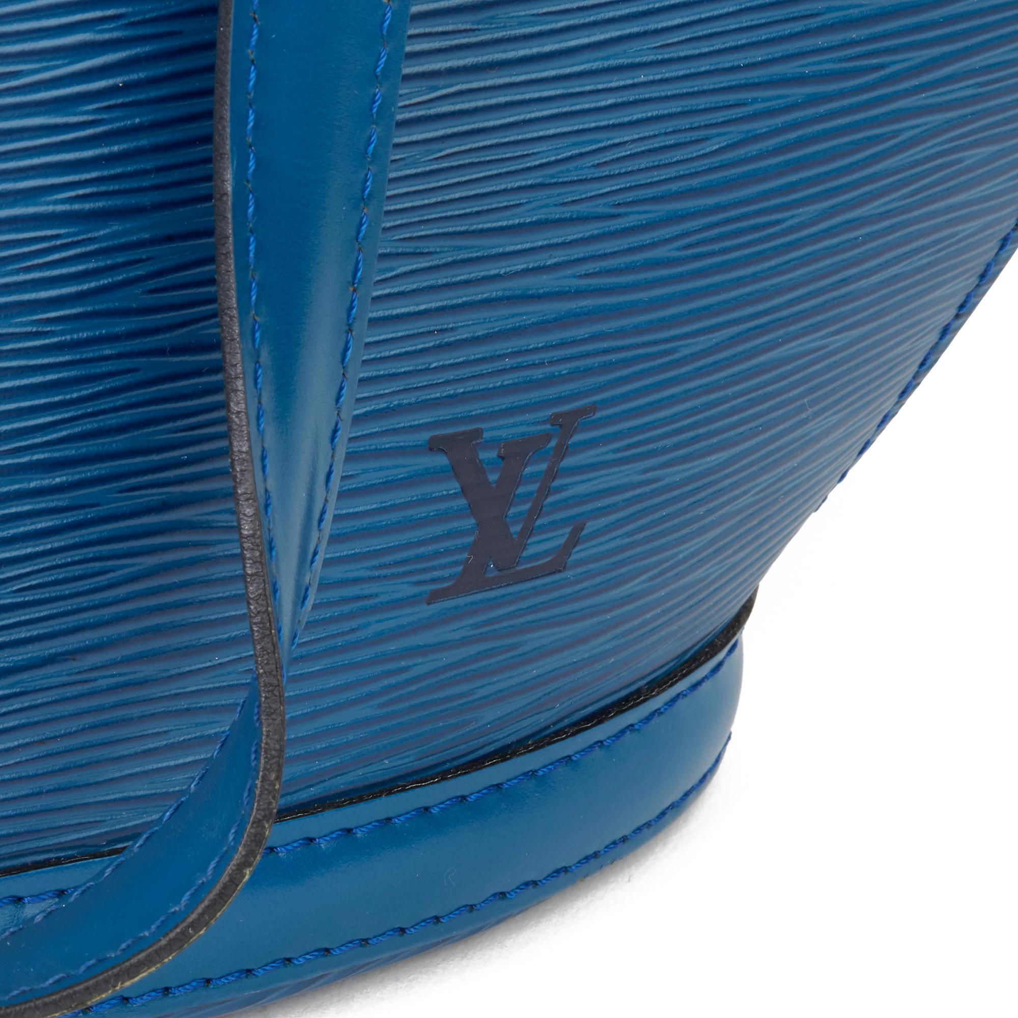 1994 Louis Vuitton Blau Epi Leder Vintage Saint Jacques PM 3