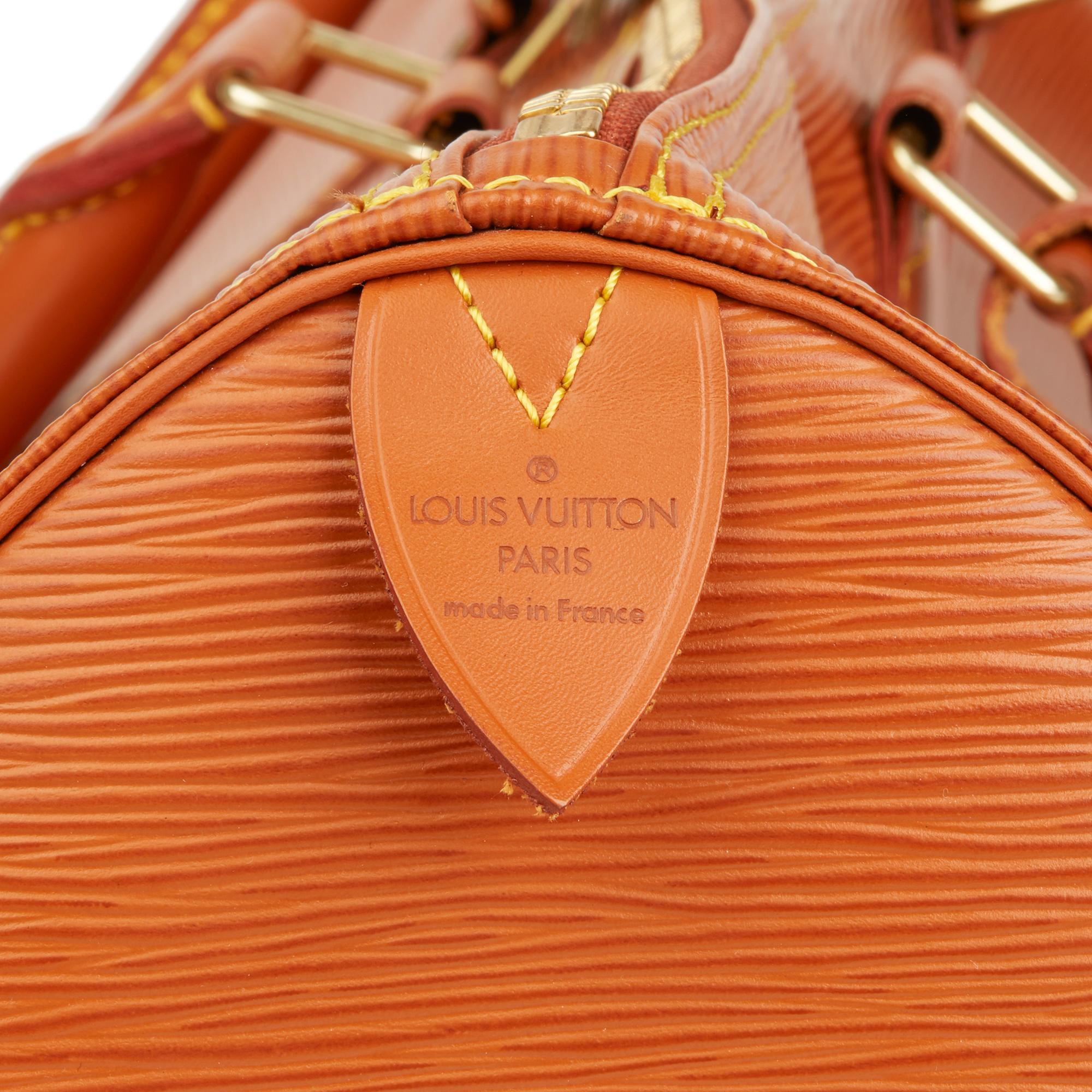 1994 Louis Vuitton Gold Epi Leather Vintage Keepall 45cm  3