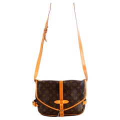1994 Louis Vuitton Monogram Saumur Shoulder Bag 30