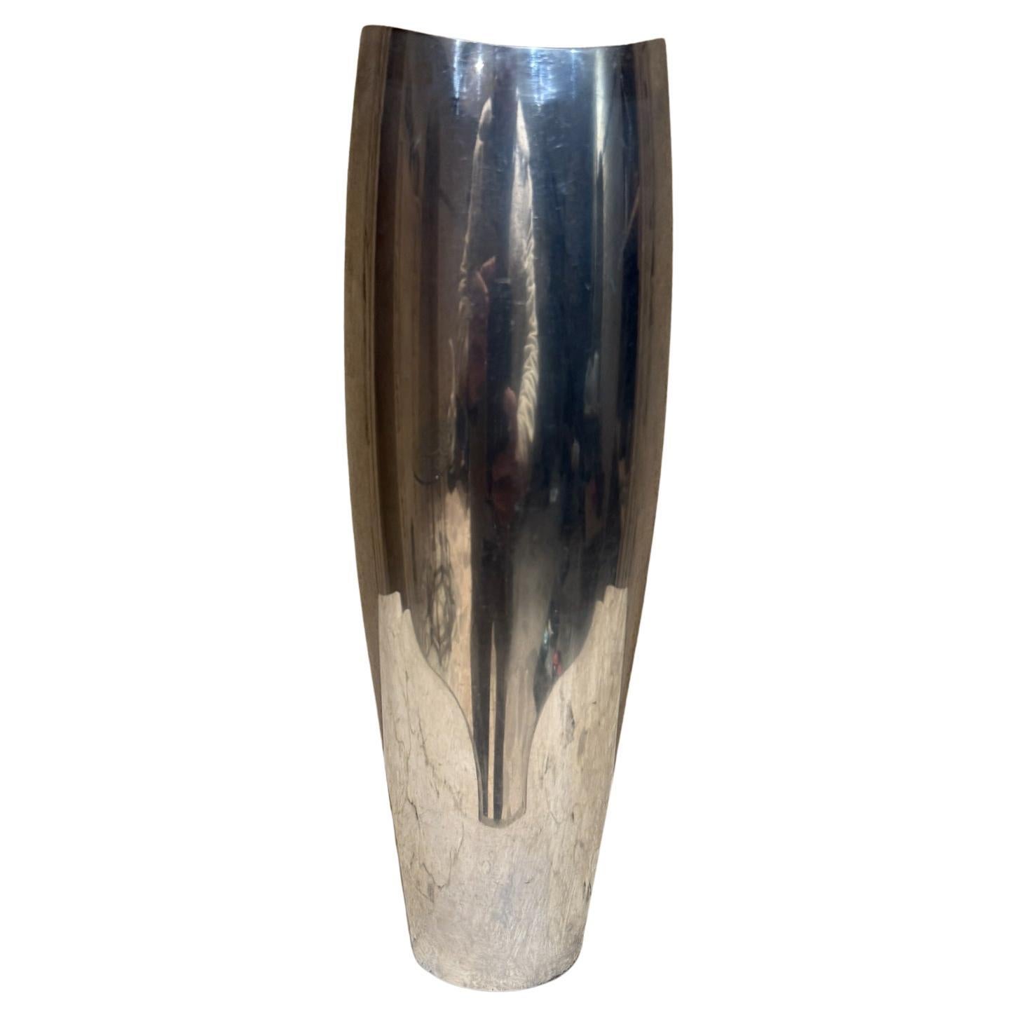 1994 Nambé Studio Vase Silver