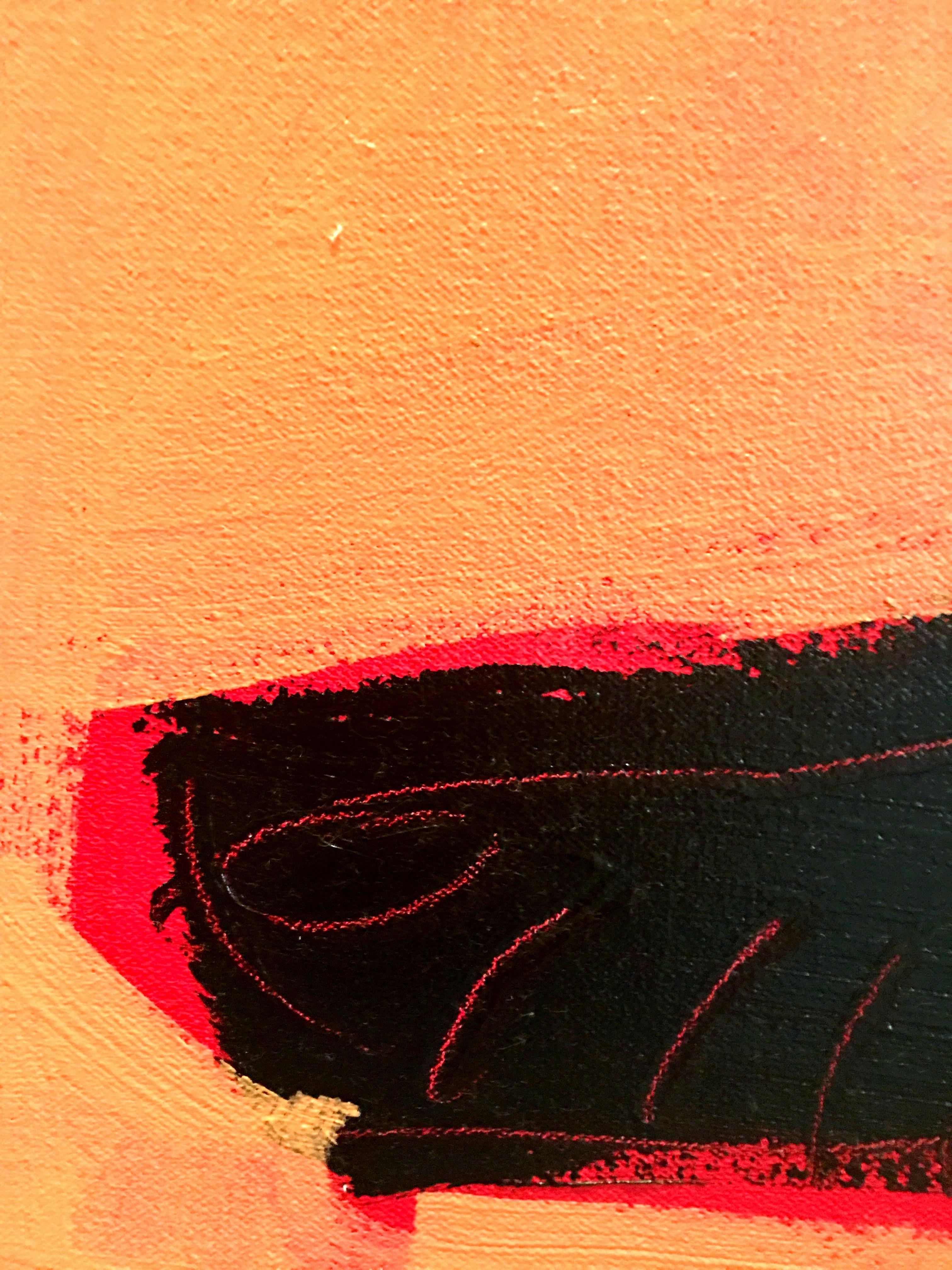 1994 Original Oil on Canvas Life Size Painting 
