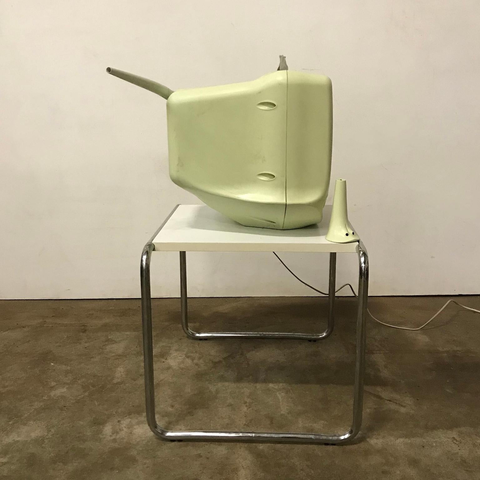 1994, Philippe Starck, Television Zeo in Mint Green In Good Condition In Amsterdam IJMuiden, NL