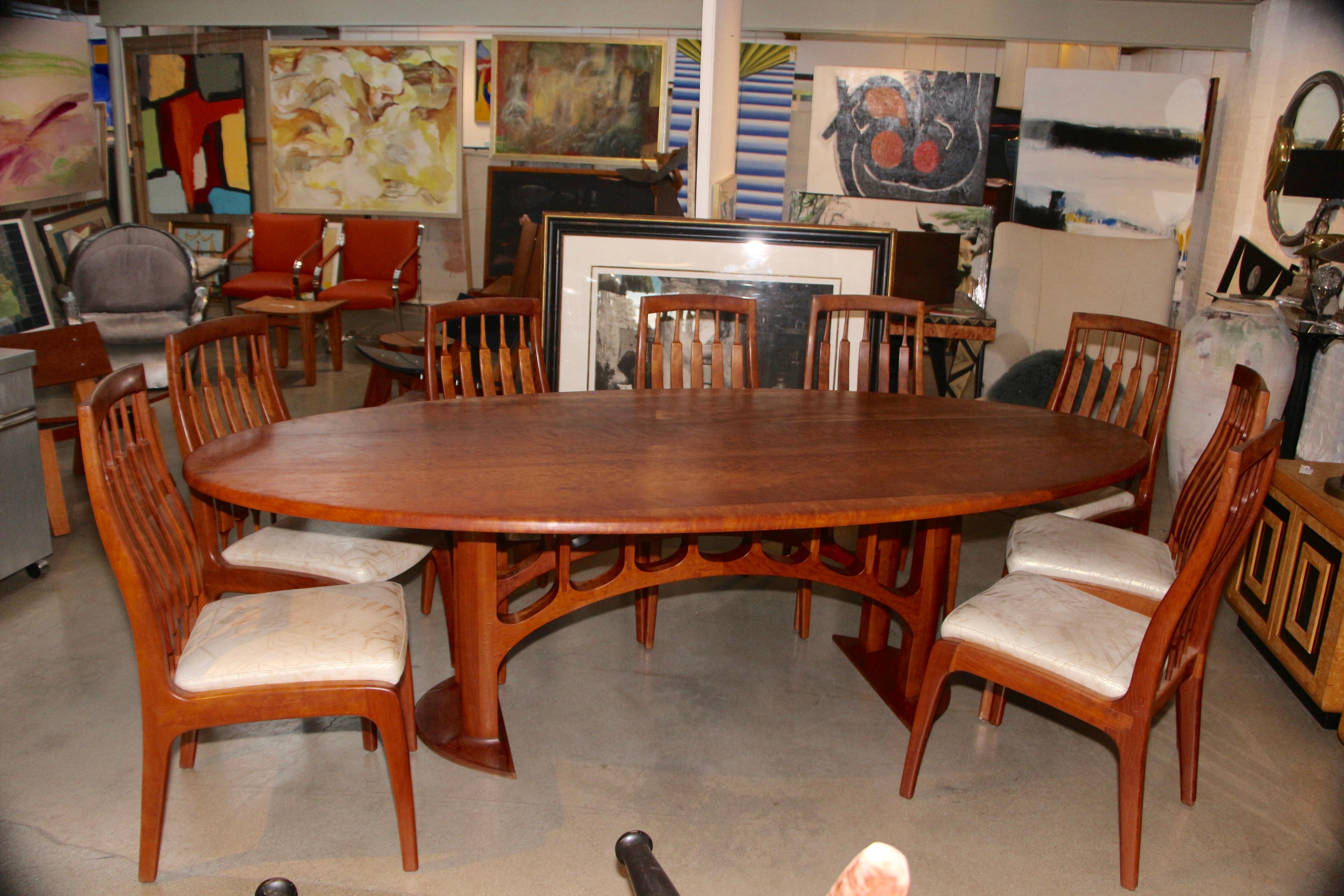 1994 Randy Bader Cherry Custom Dining Suite 3