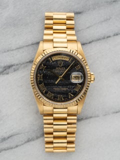 1994 Rolex Day-Date 18238 18K YG Auto Ferrite Stone Dial 36mm