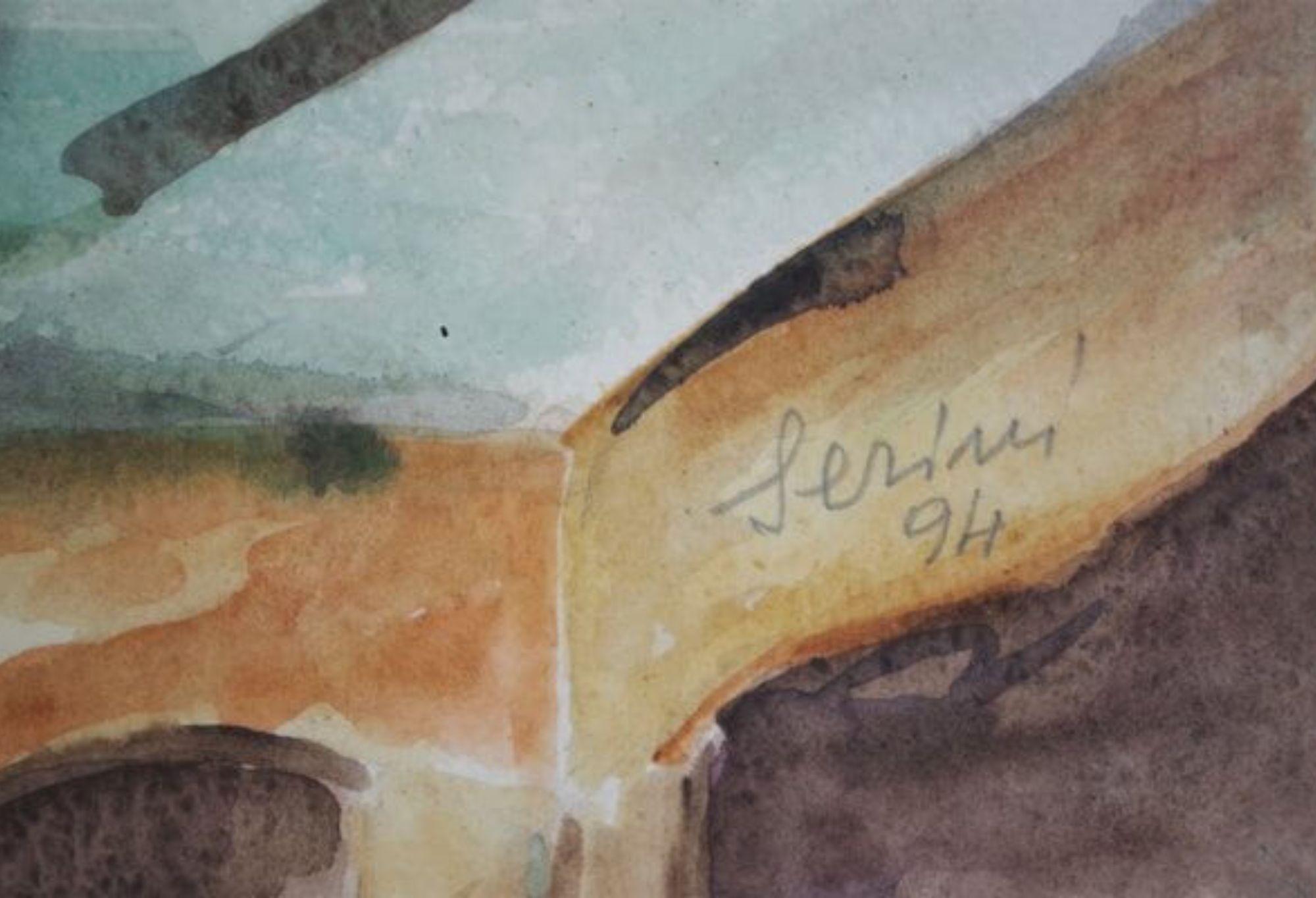 1994 Still Life Oil Painting by Serini – A Contemporary Masterpiece in vendita 4