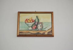 1994 Stillleben Ölgemälde von Serini - ein zeitgenössisches Meisterwerk