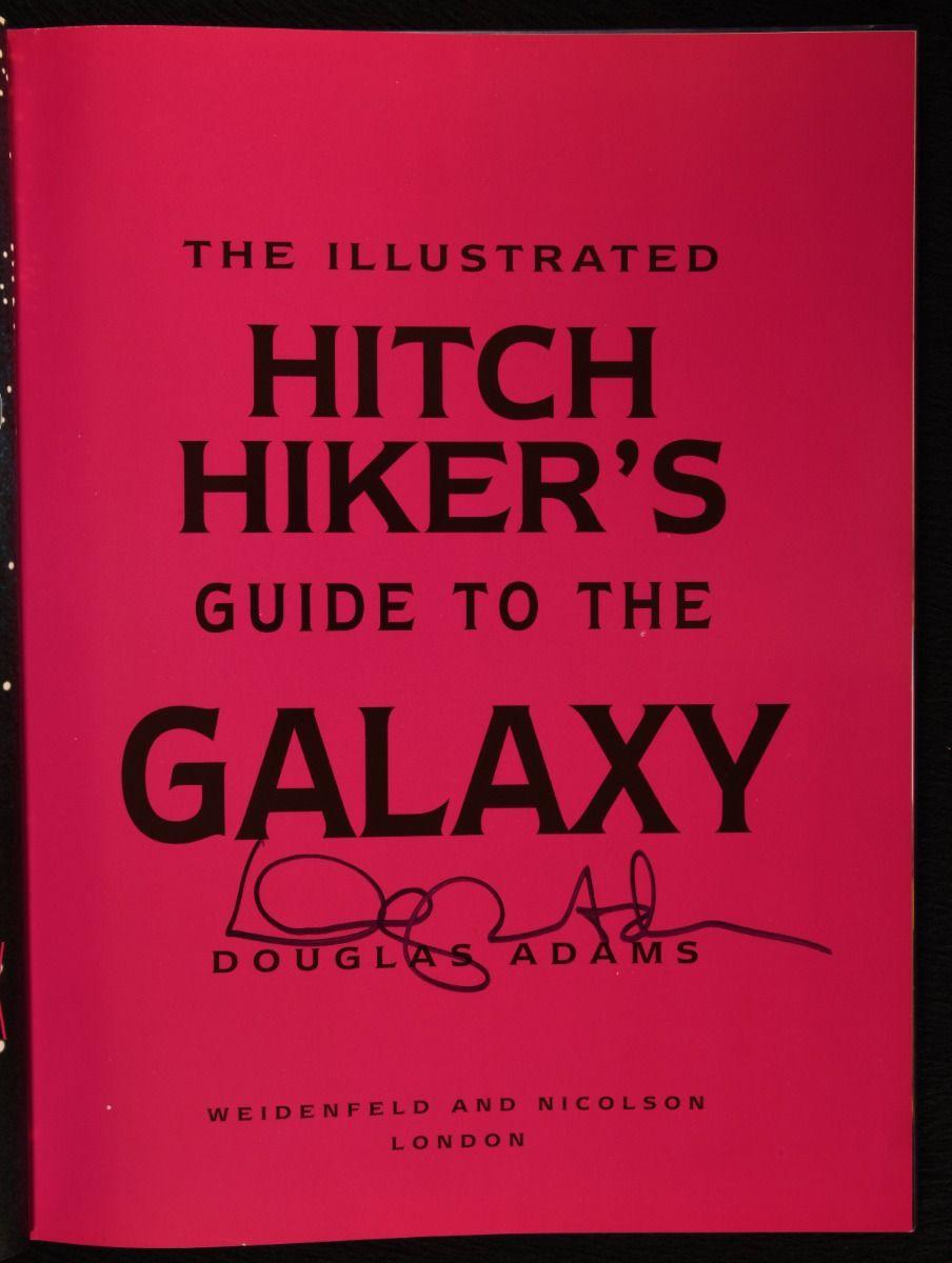 Britannique 1994 The Illustrated Hitch Hiker's Guide to the Galaxy (Le guide illustré du randonneur pédestre dans la galaxie) en vente