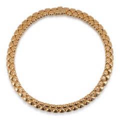 1994 Vintage Cartier Heart Collier 18K Yellow Gold Choker Necklace