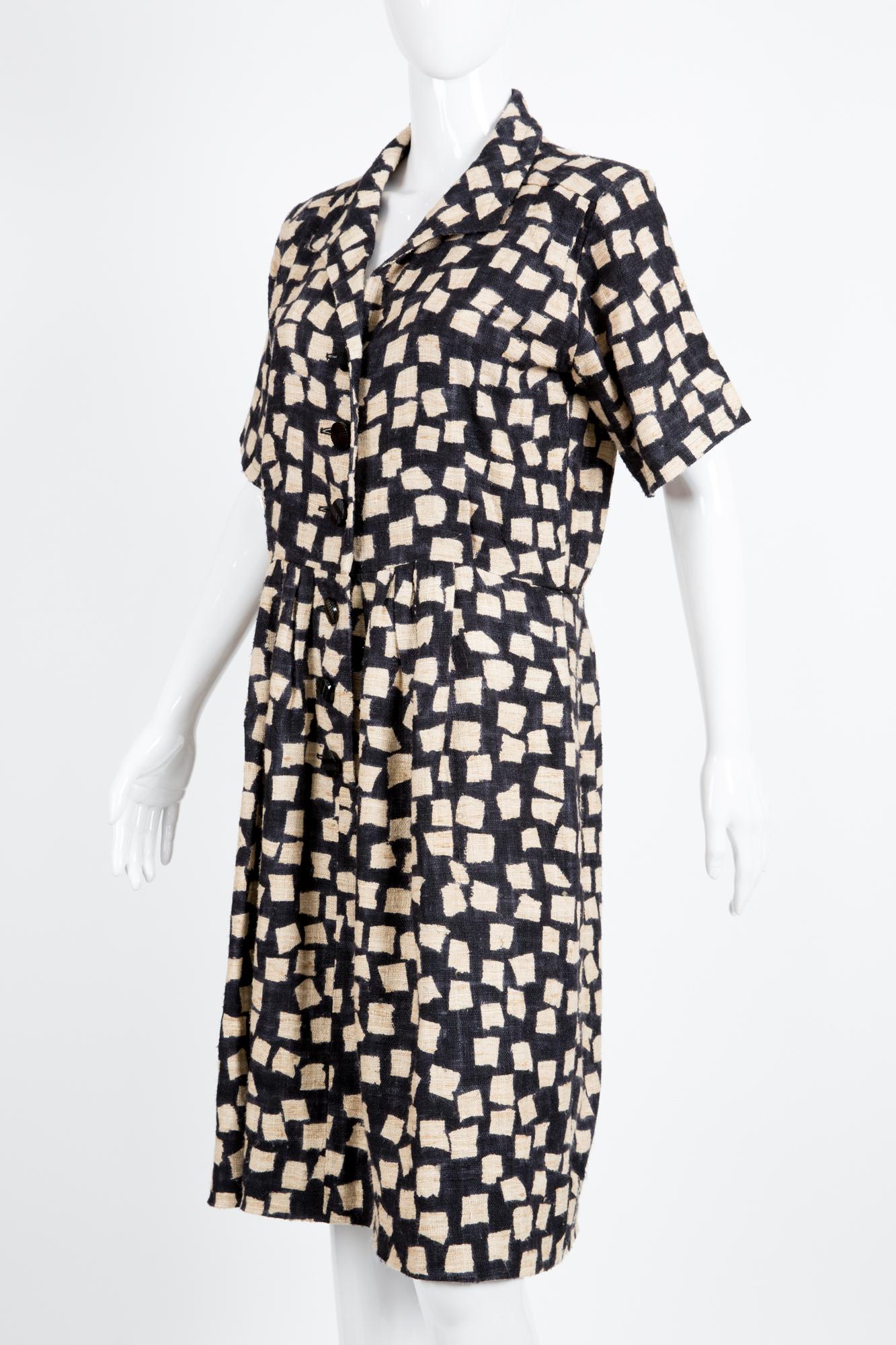1994s Catwalk Summer Yves Saint Laurent Silk African Dress  In Excellent Condition In Paris, FR