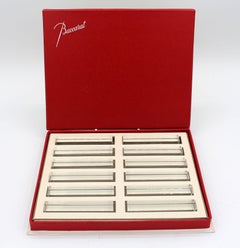 1995, Baccarat Set of 12 Vega Knife Rests