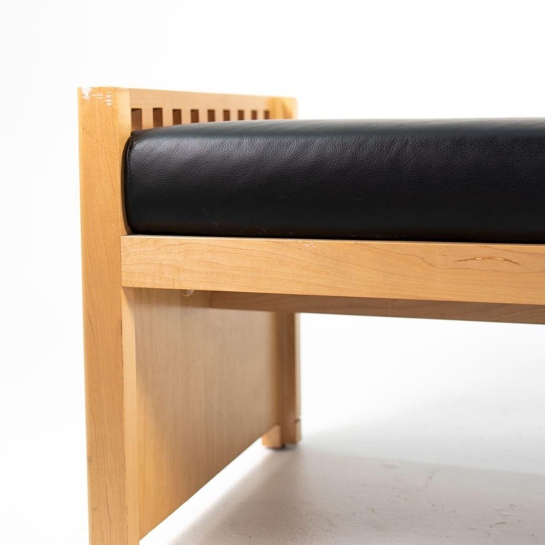 Mousse Banc Mission à 2 places en cuir Brian Kane pour Metropolitan Furniture, 1995 en vente